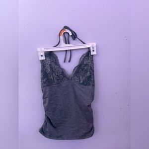 grey crop top
